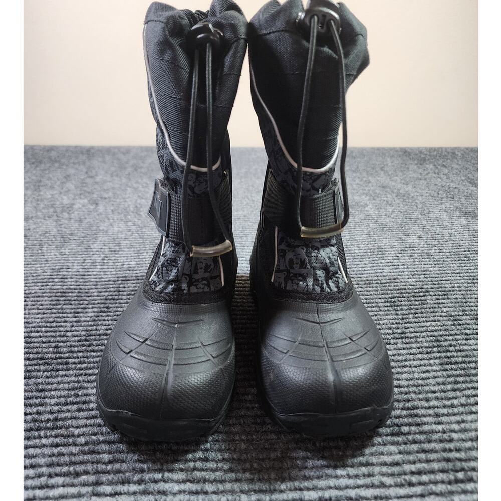 Kodiak Childrens Sz 13 Black Winter Snow Boots Water Resistant Winterwear